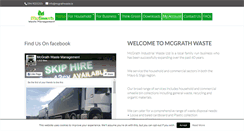 Desktop Screenshot of mcgrathwaste.ie